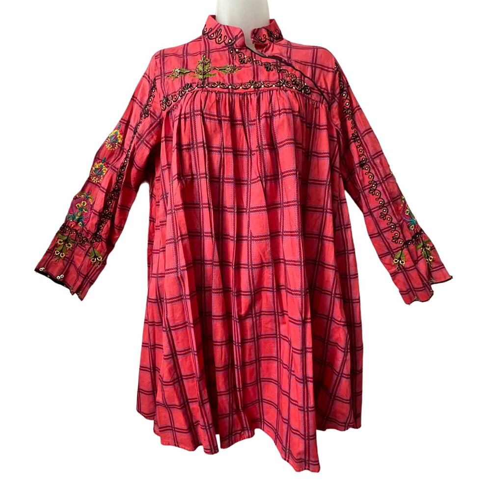 Urban Outfitters Ethnic by Urban Embroidered Tunic Dress Size Small
